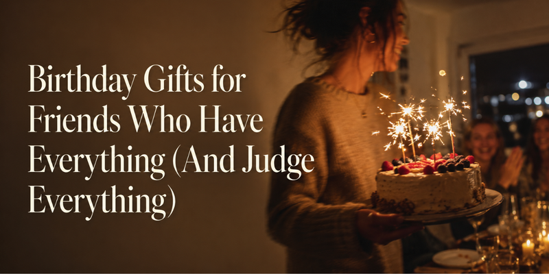 Birthday Gifts for Friends Who Have Everything (And Judge Everything)