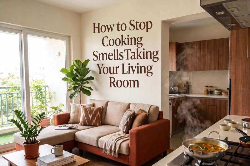 How to Stop Cooking Smells Taking Over Your Living Room