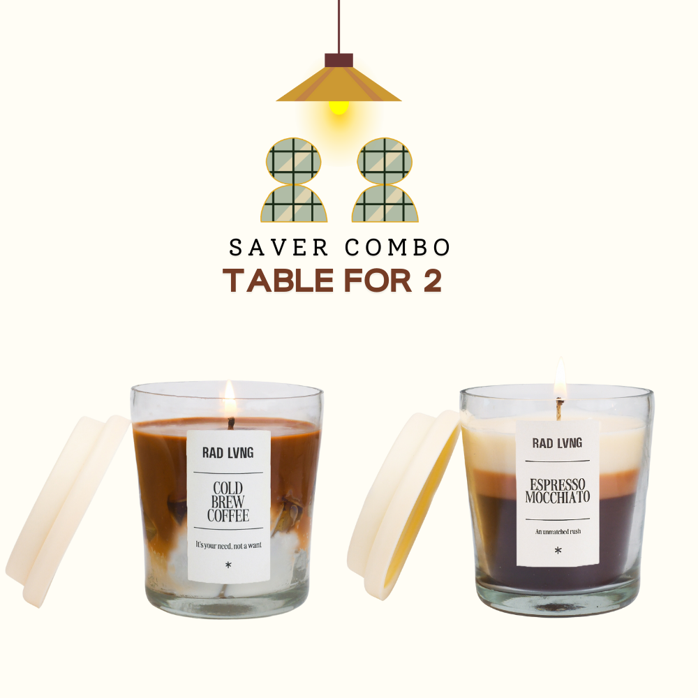 Table for 2 - Candle Café Combo - 2*Grande (350g)