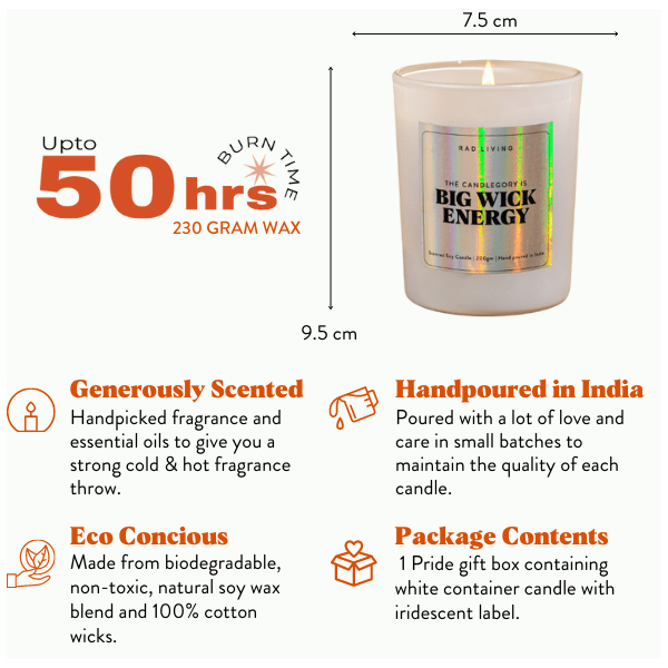 Big Wick Energy Candle