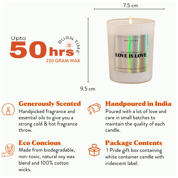 Love Is Love Candle