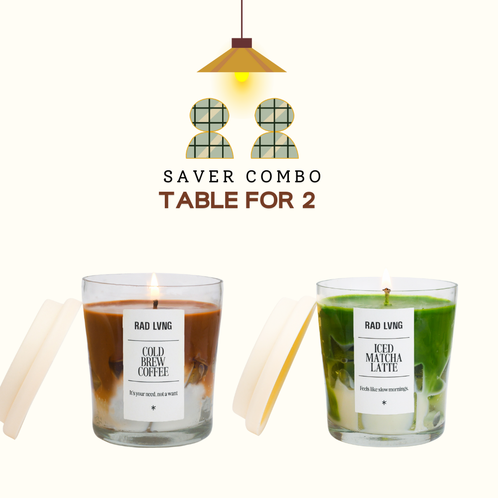 Table for 2 - Candle Café Combo - 2*Grande (350g)