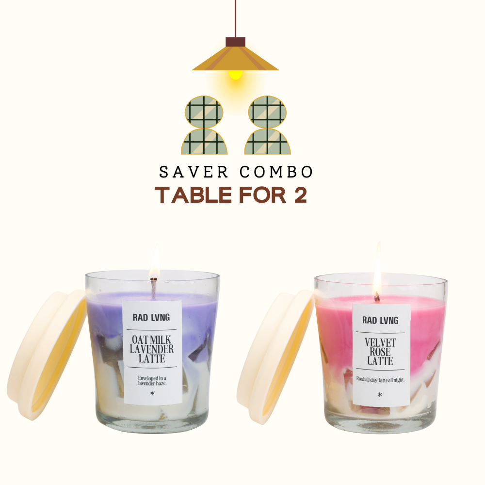 Table for 2 - Candle Café Combo - 2*Grande (350g)