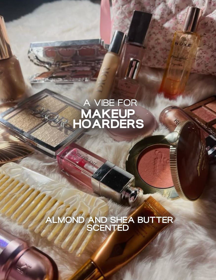 Makeup Hoarders - Almond and Shea Butter Scented Candle