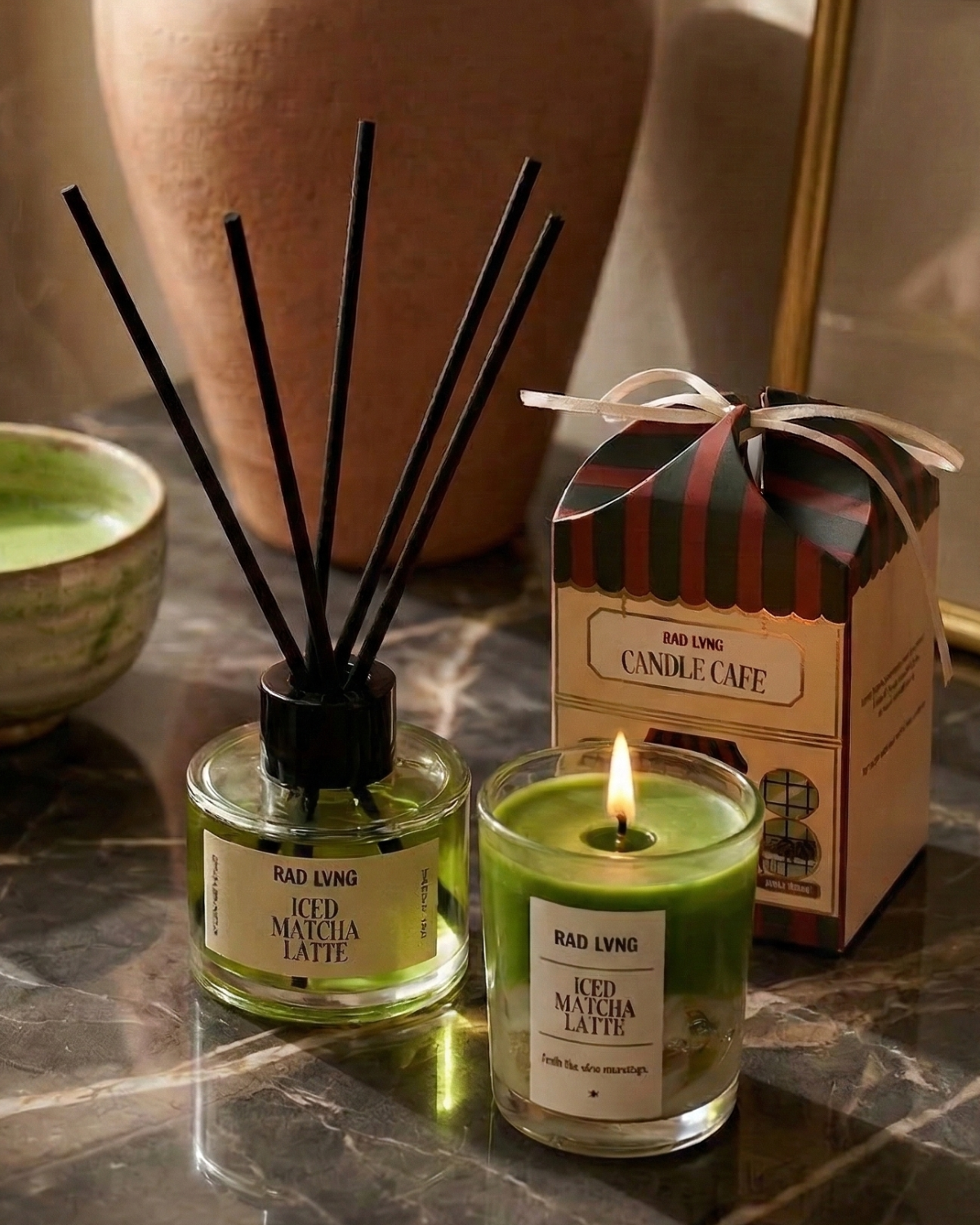 Reed Diffuser + Petite Candle Combo