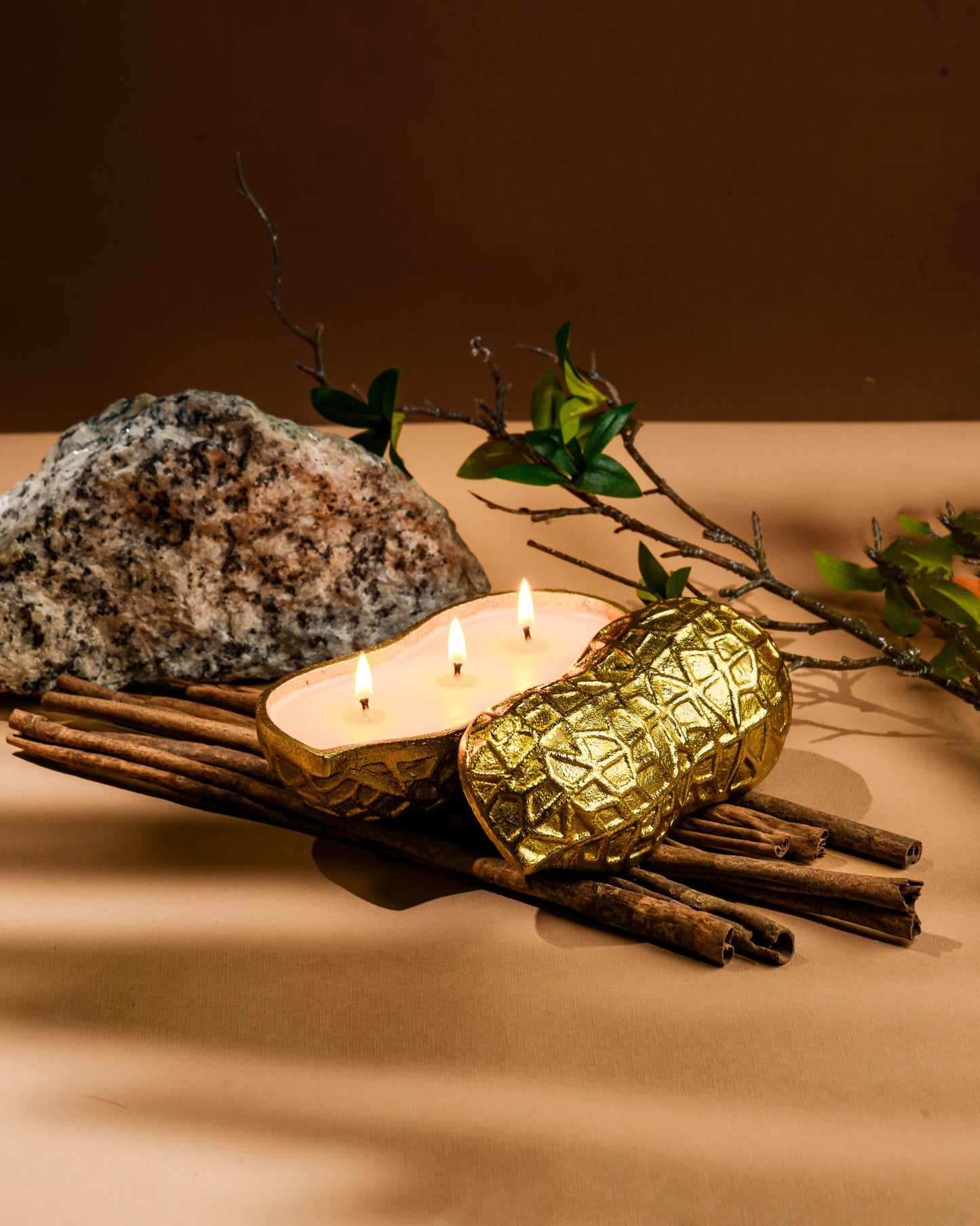 Moongphali - Triple Wick Candle