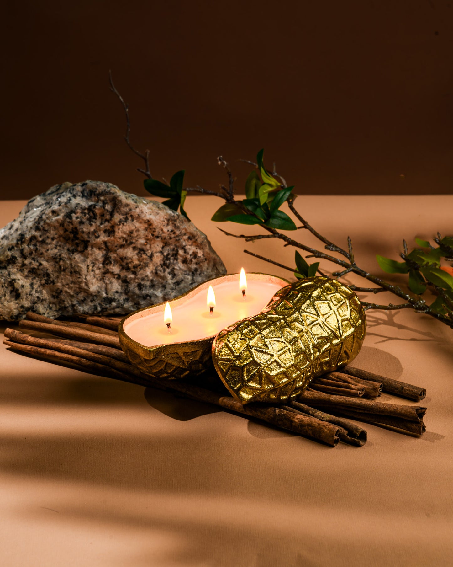 Badaam - Double Wick Candle