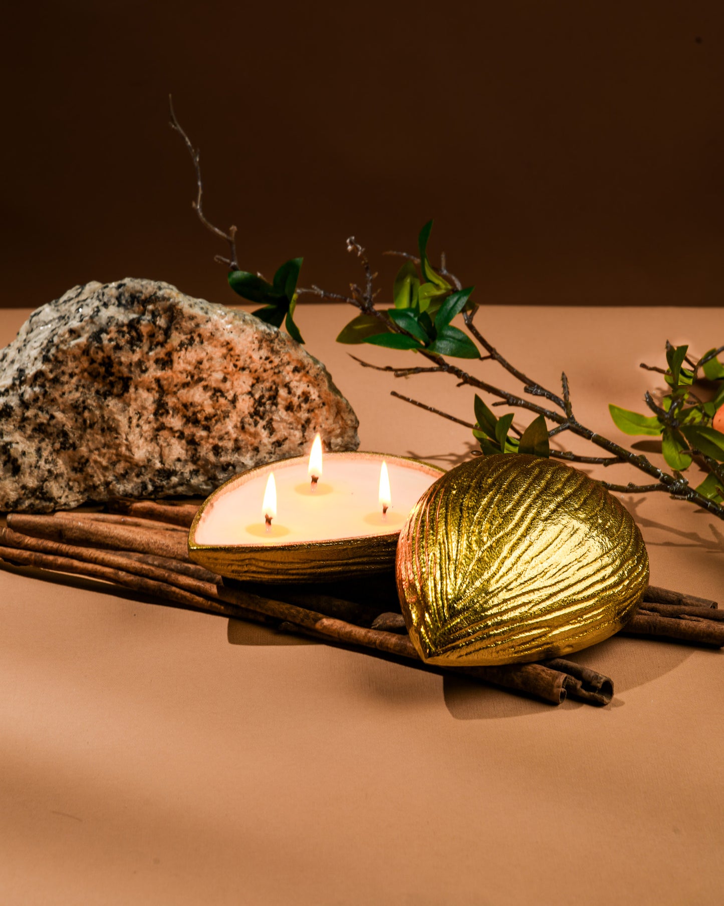 Badaam - Double Wick Candle
