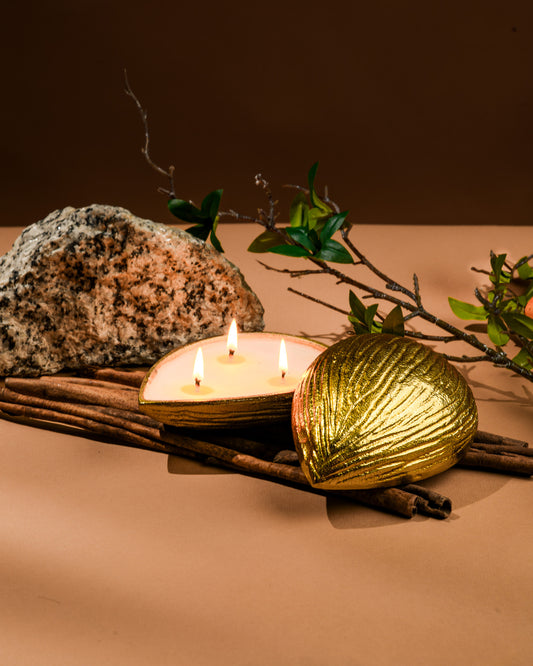 Badaam - Double Wick Candle