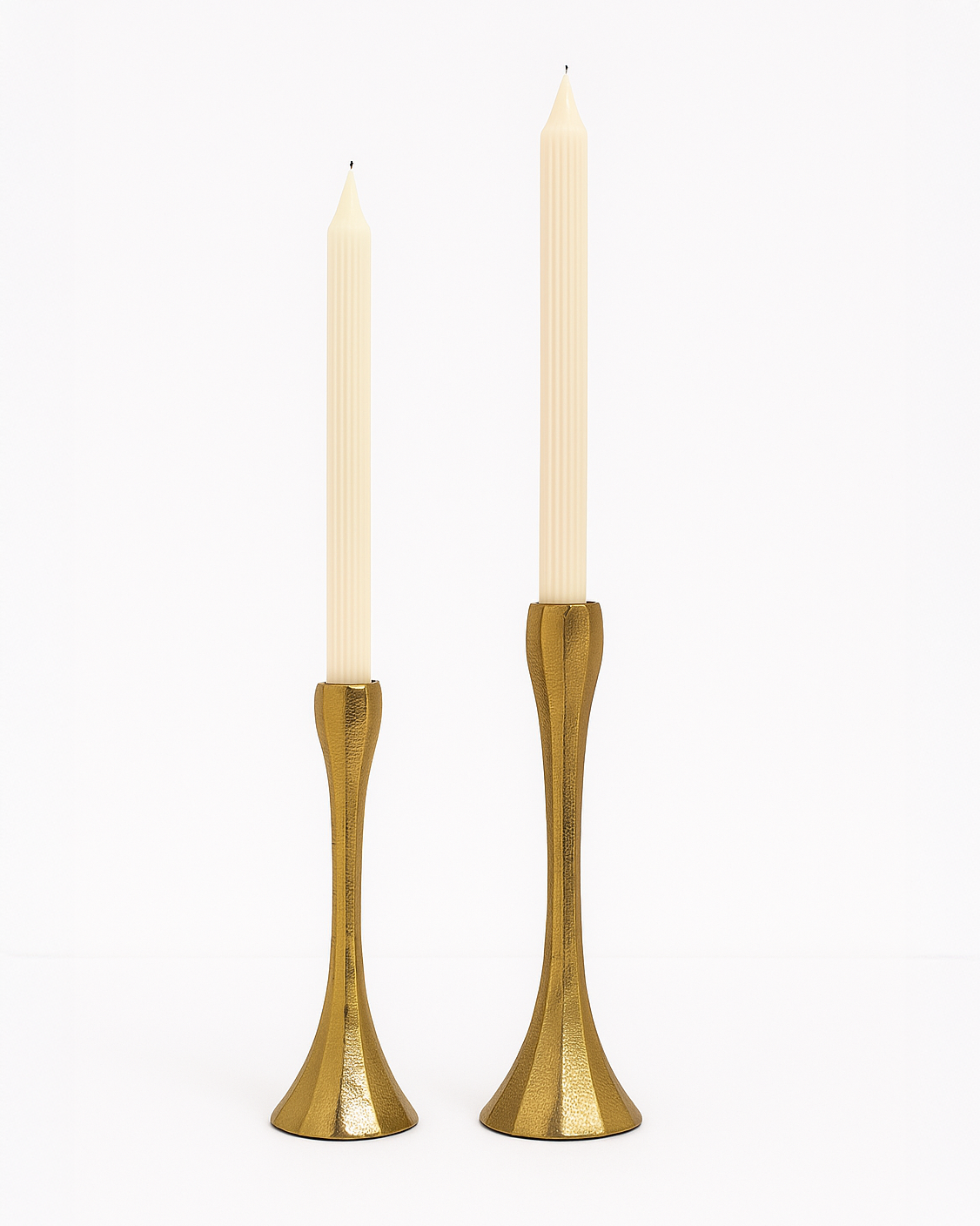 Bronzed Sisters Candle Stand Set