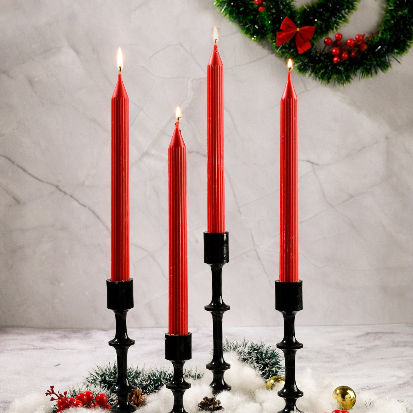 Set of 4 Guidance Taper Candles - 9 Colour and Fragrance Options