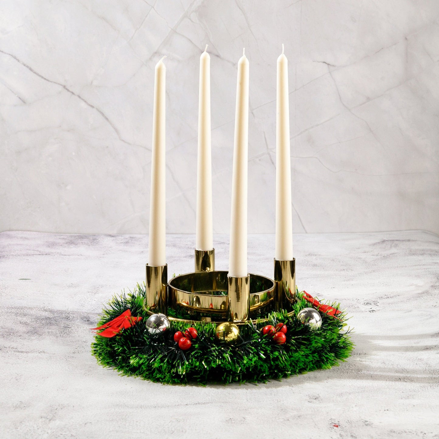 Set of 4 Ivory Tapered Candles - 13 Colour and Fragrance Options