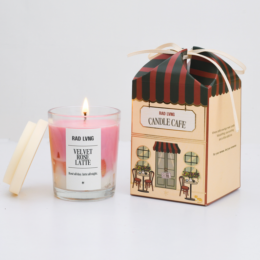 Velvet Rose Latte - Scented Candle