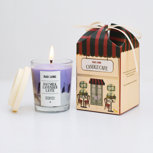 Oat Milk Lavender Latte - Scented Candle