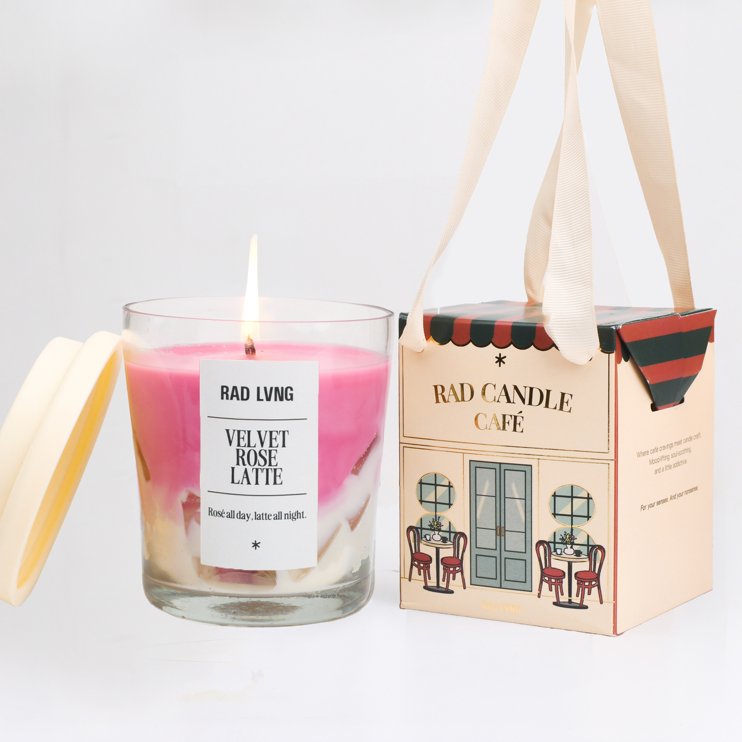 Velvet Rose Latte - Scented Candle