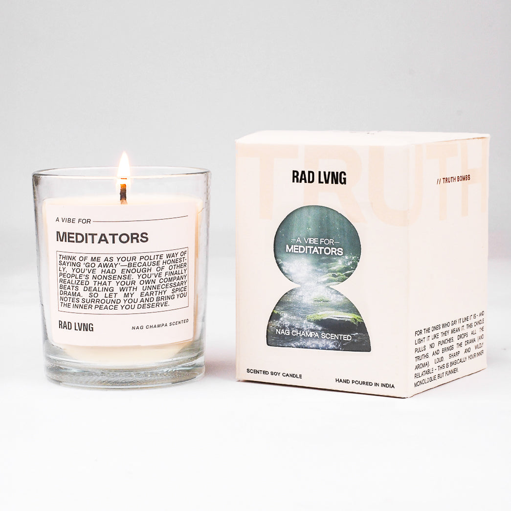 Meditators - Nag Champa Scented Candle