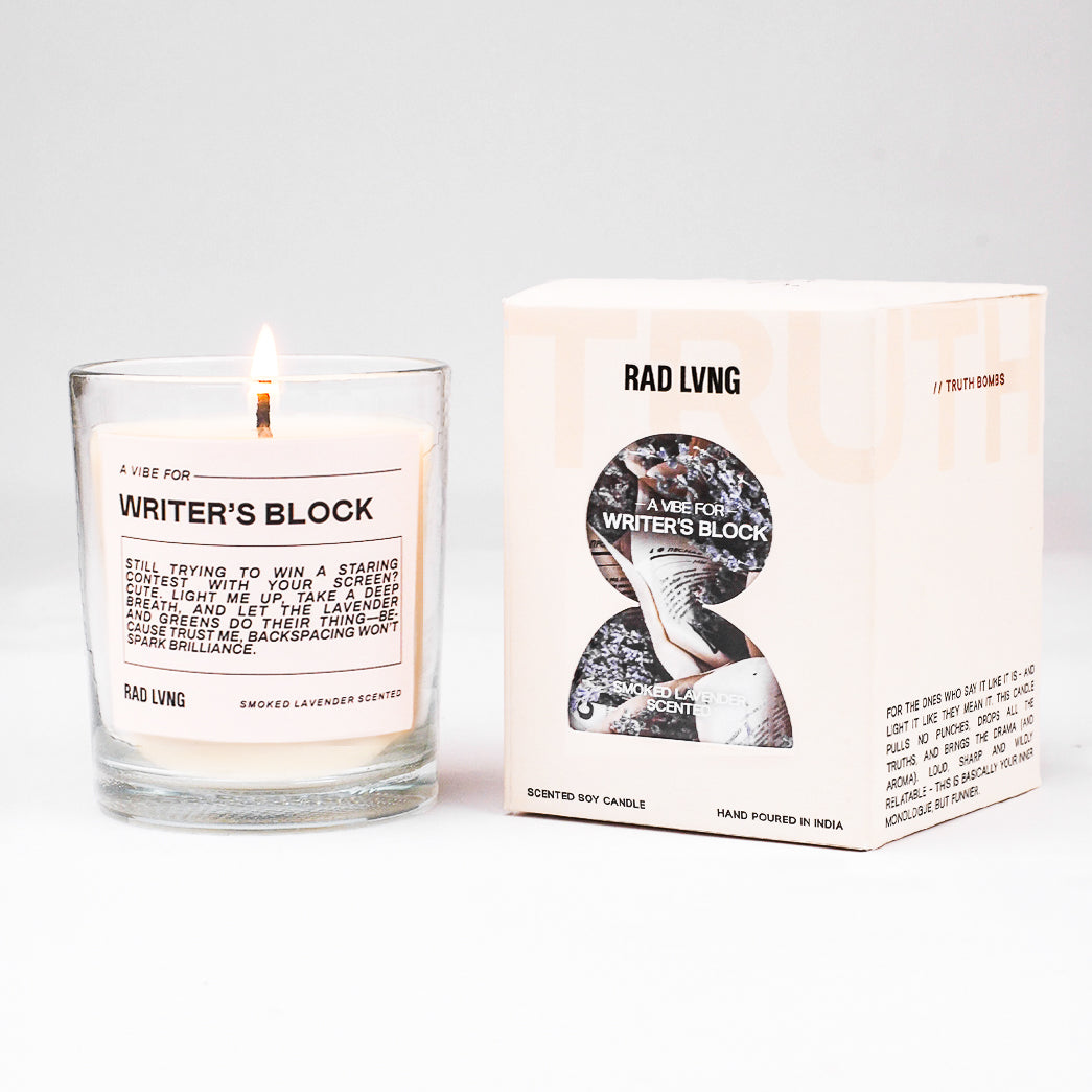 Writer's Block - Smoked Lavender Scented