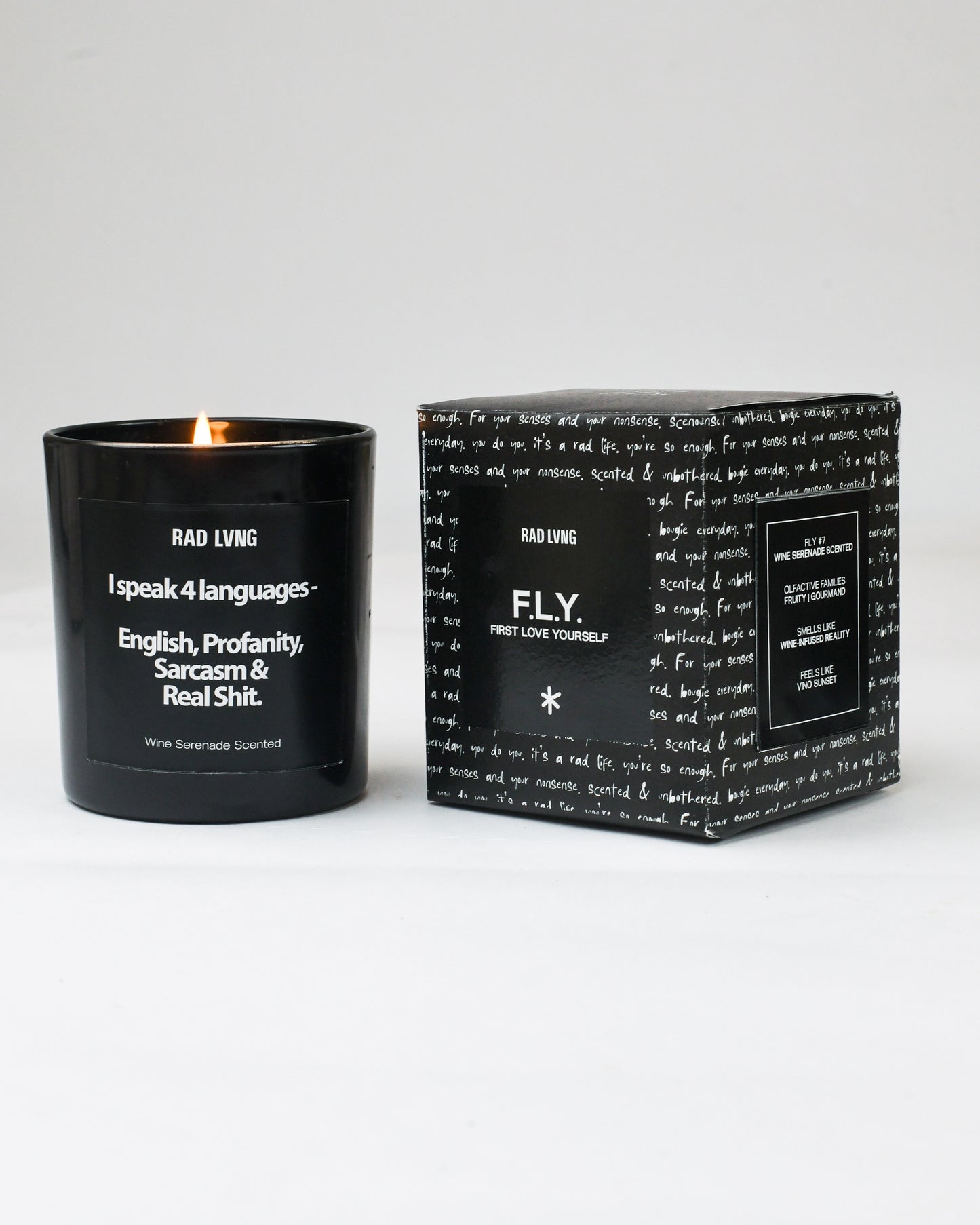 FLY #7 - British Tea Rose Scented Candle