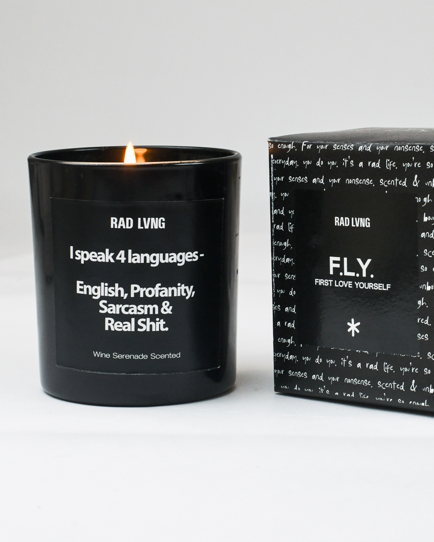 FLY #7 - British Tea Rose Scented Candle