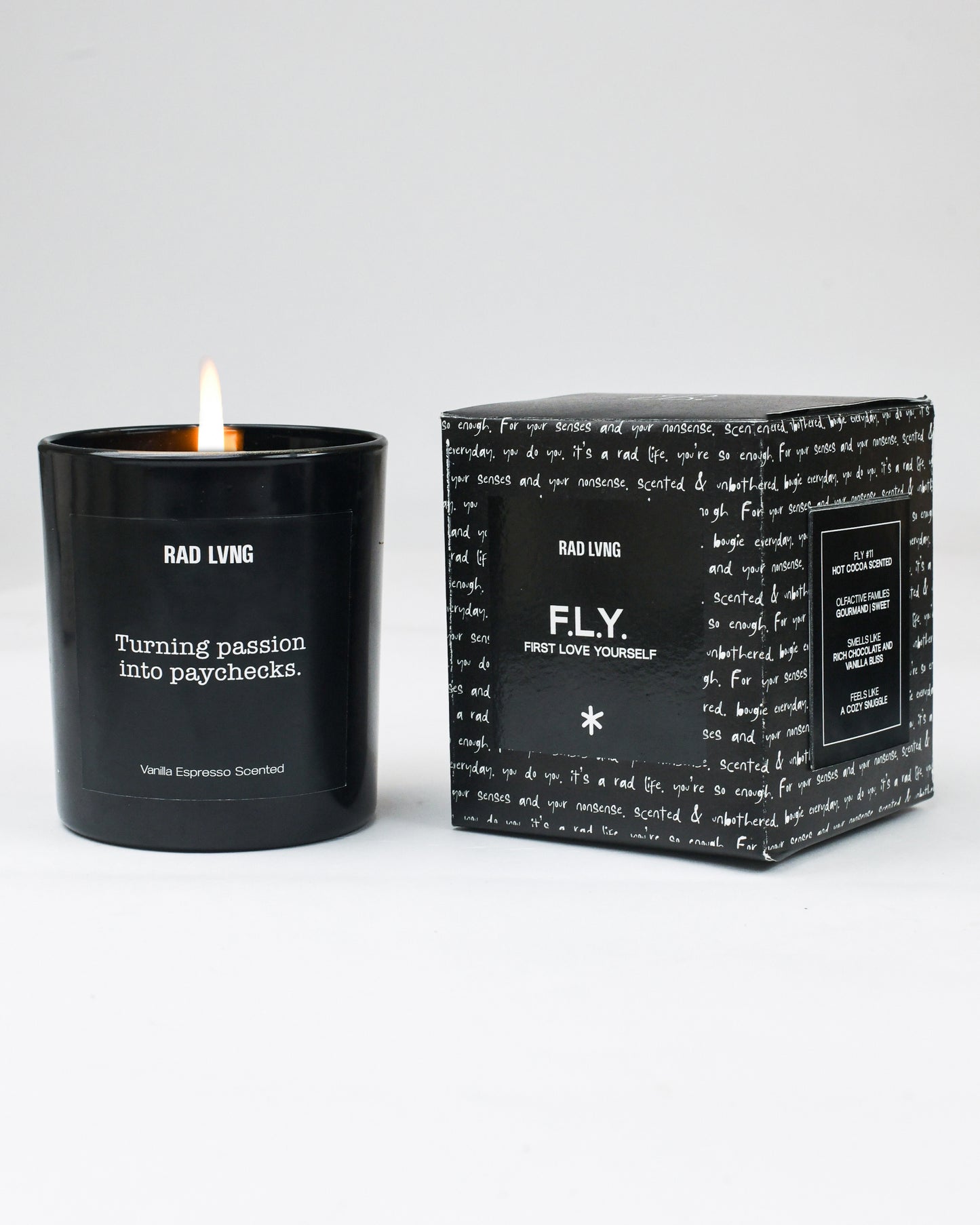 FLY #17 - Vanilla Espresso Scented Candle