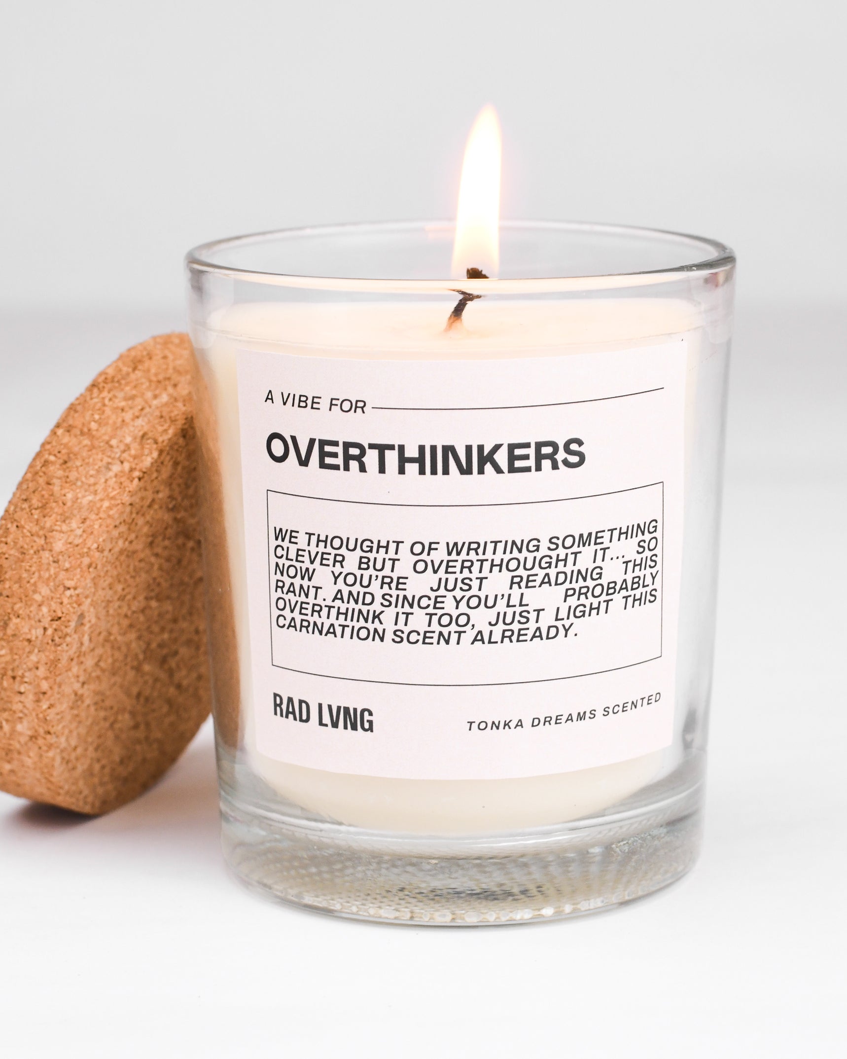 Overthinkers - Carnations Scented Candle