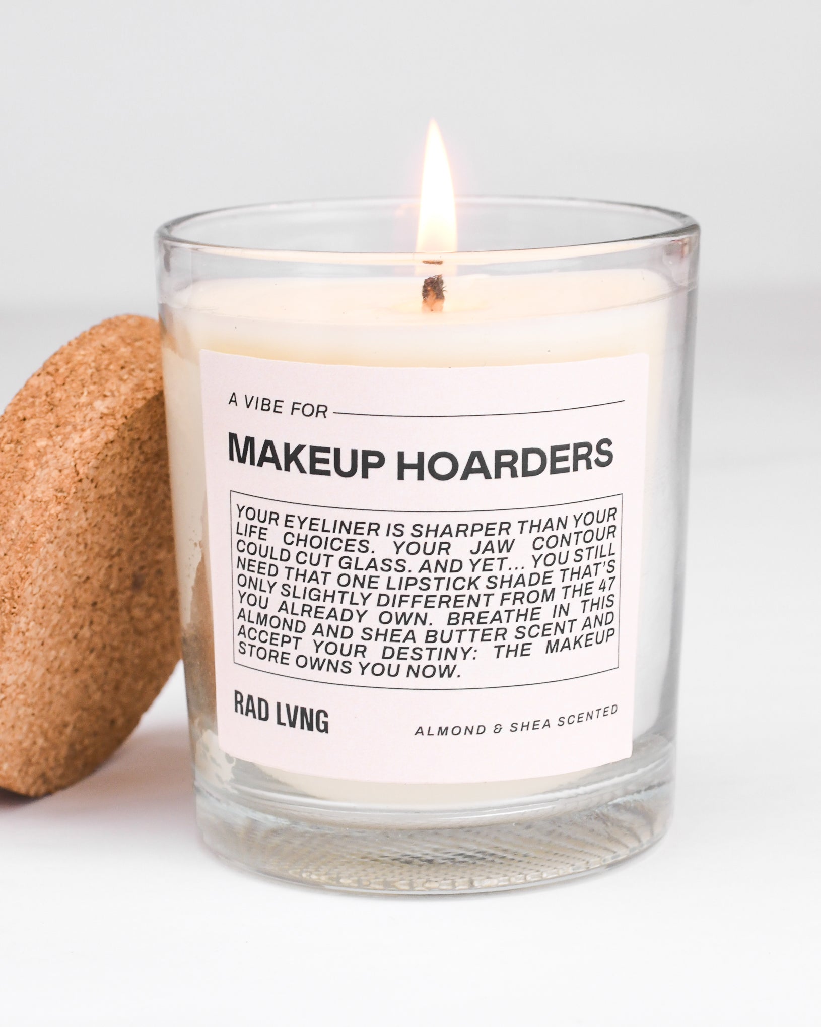Makeup Hoarders - Almond and Shea Butter Scented Candle