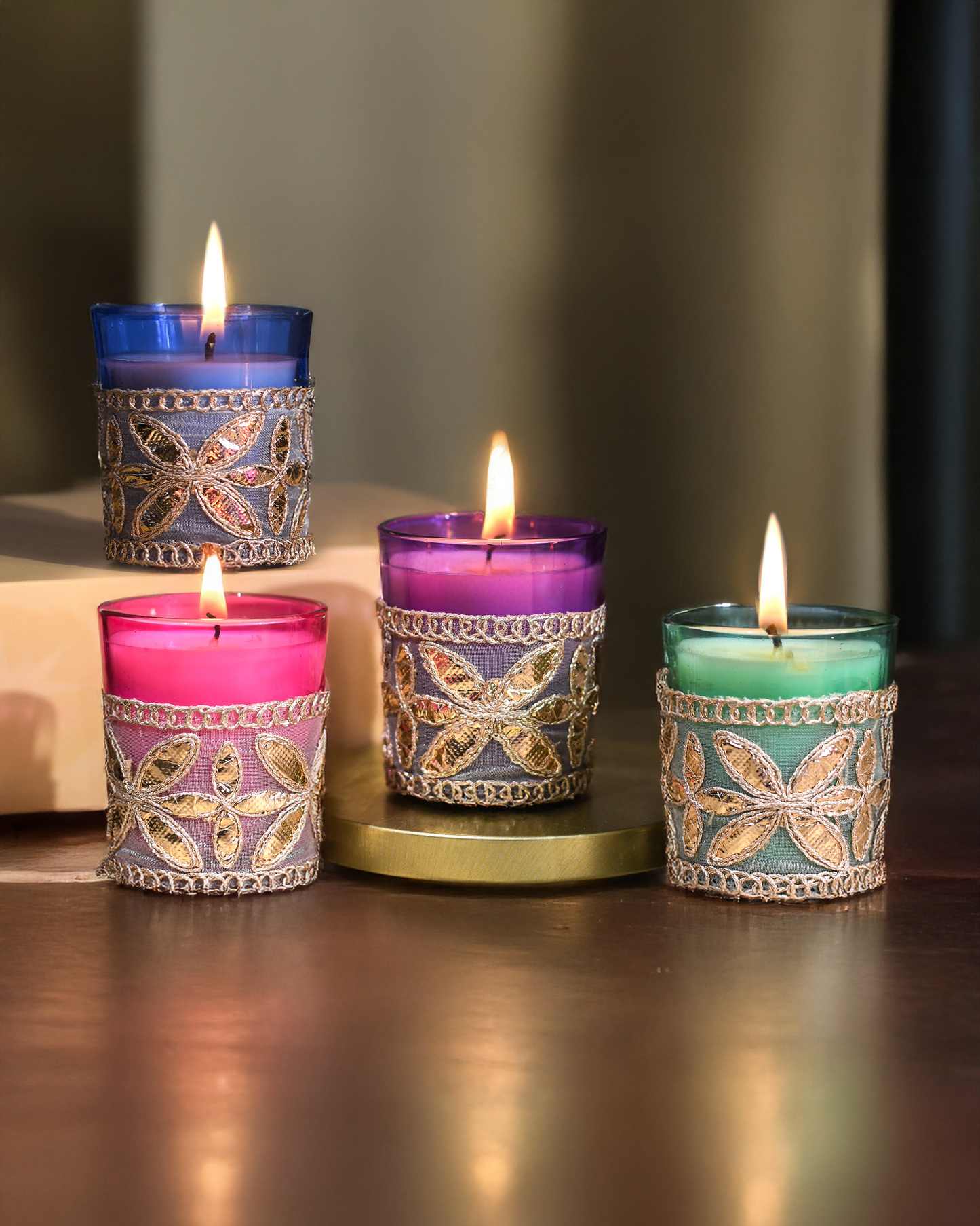 Gul - Gift Set of 4 Scented Candles