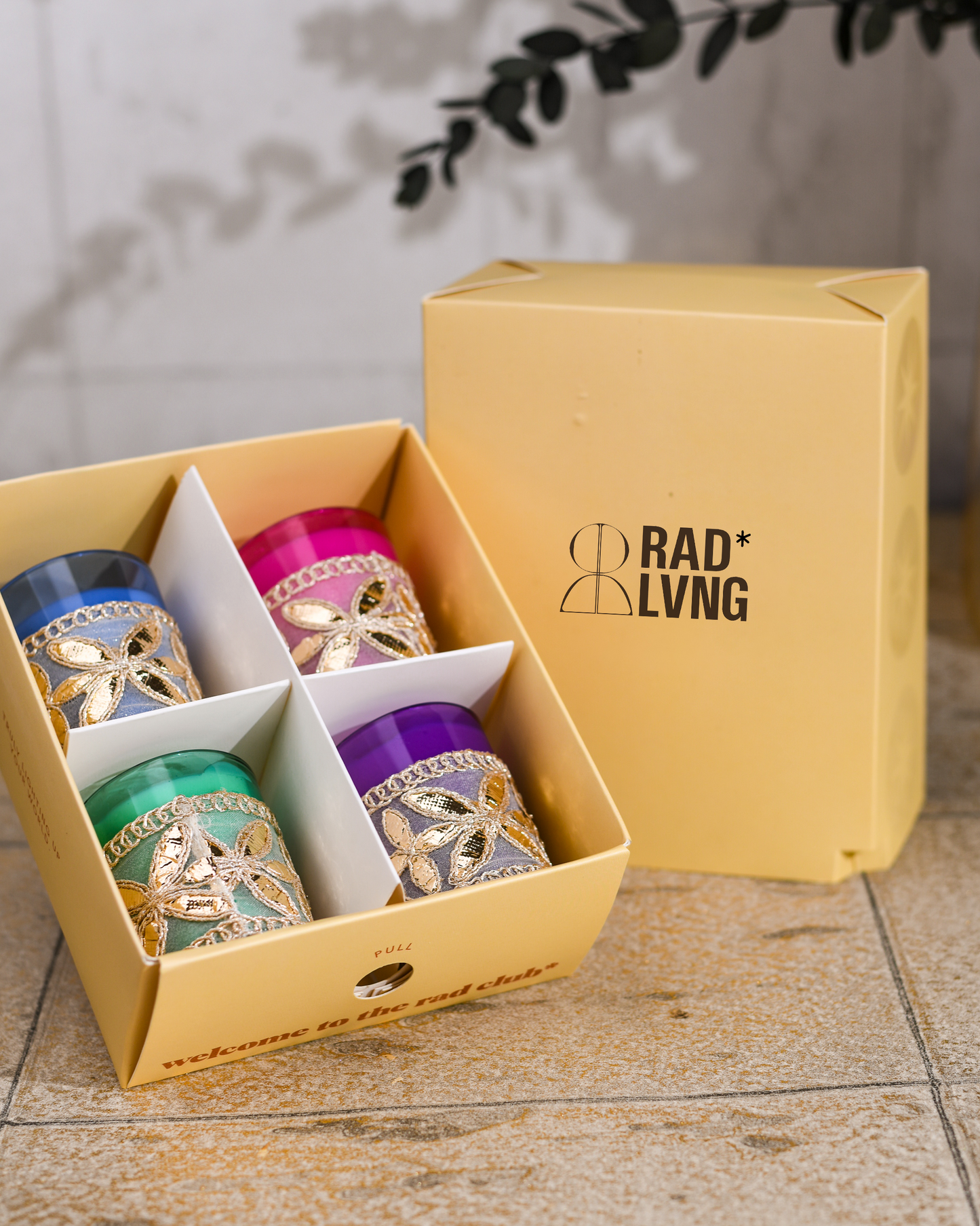 Gul - Gift Set of 4 Scented Candles