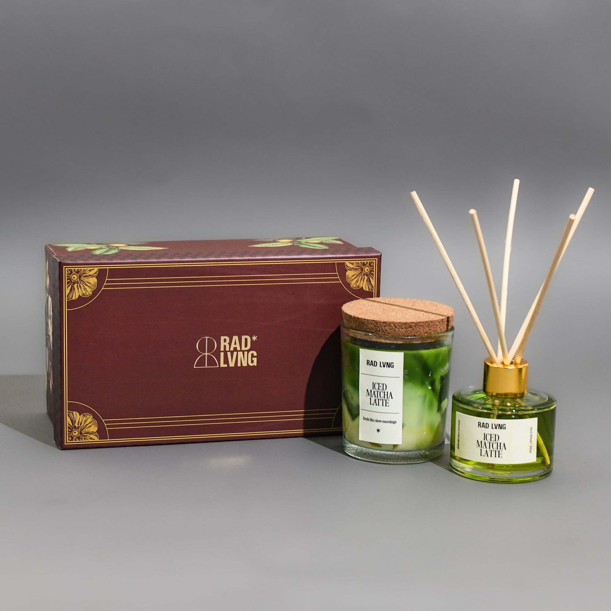 Iced Matcha Candle and Diffuser Gift Box