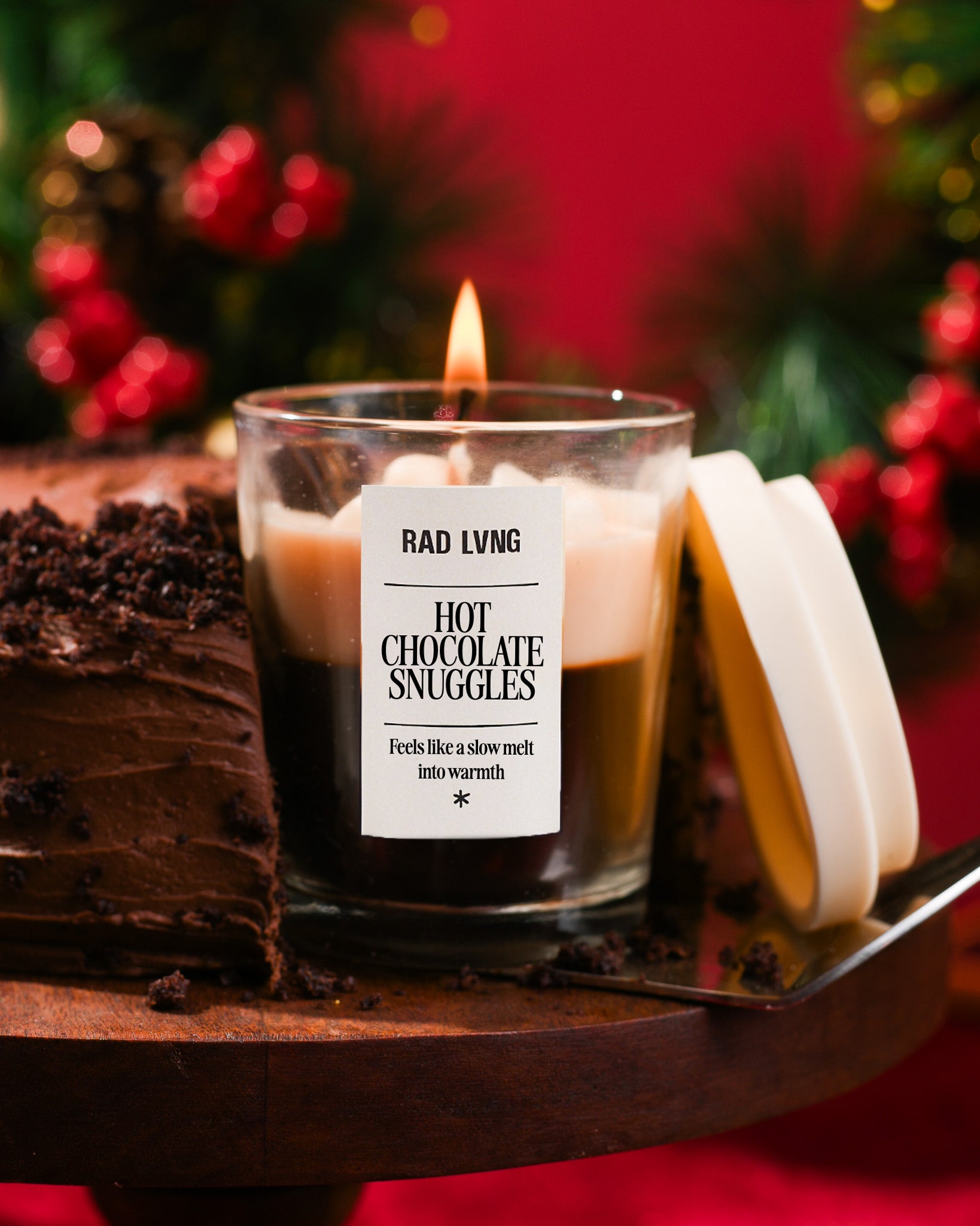 Hot Chocolate Candle India | Cozy Cafe Vibes | Candle Cafe by RAD LVNG