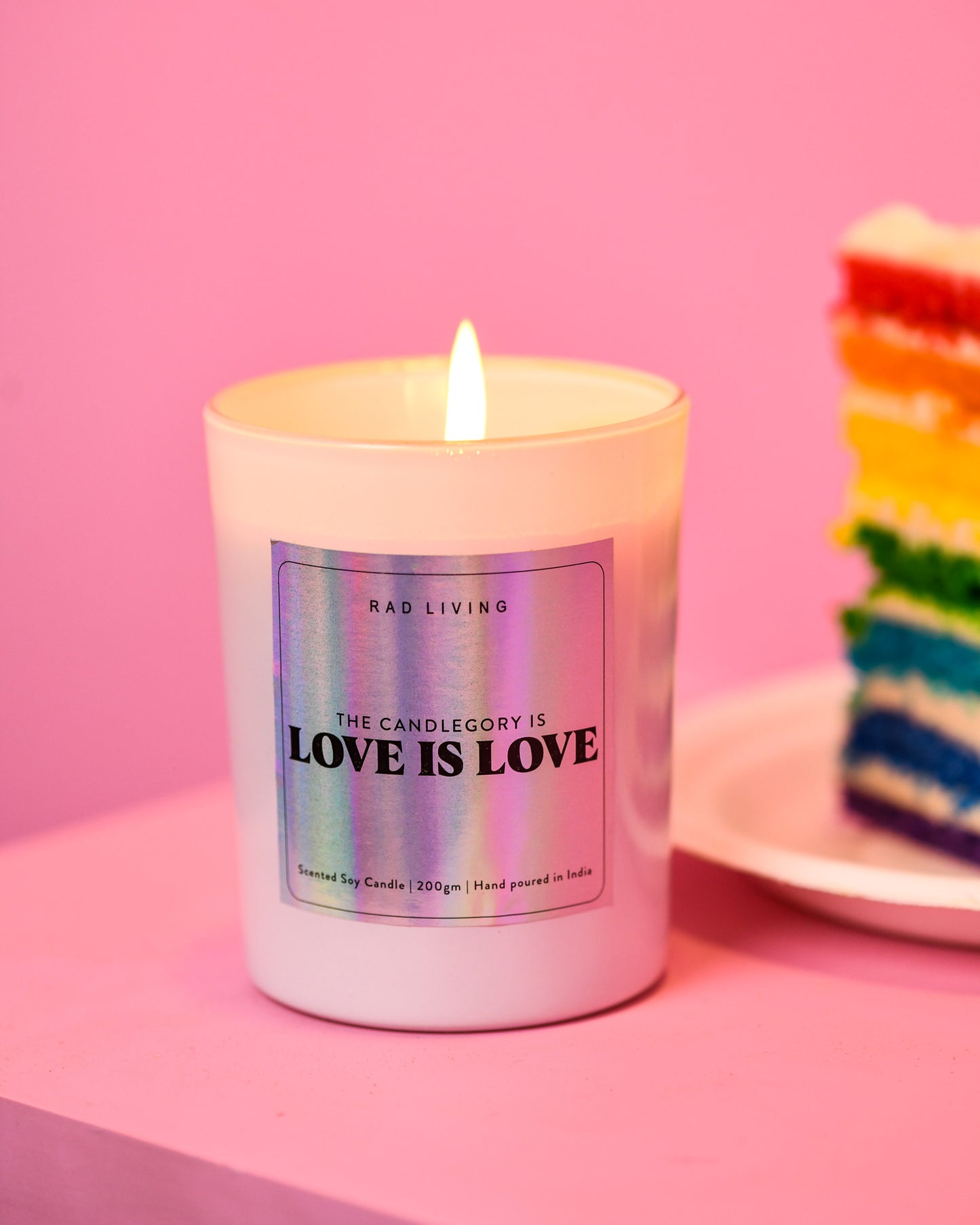 Love Is Love Candle