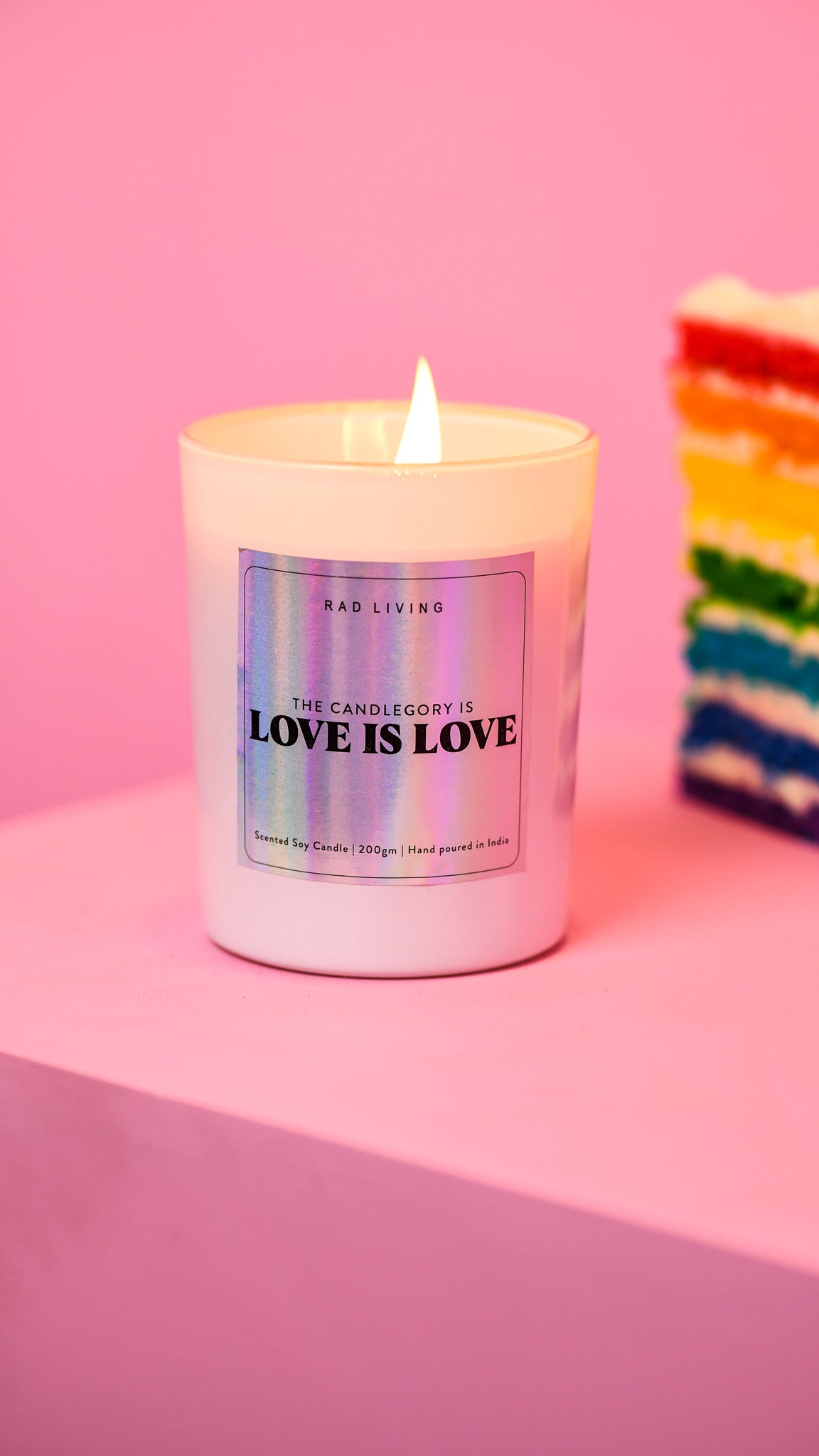 Love Is Love Candle