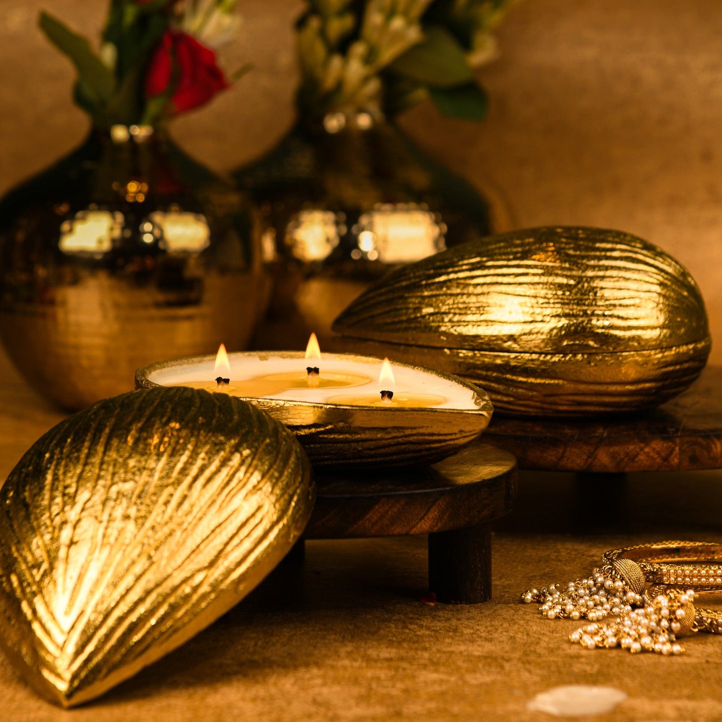 Badaam - Double Wick Candle