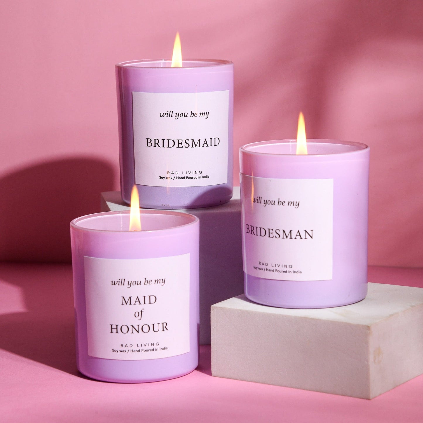 Bridesman Candle - Oakmoss + Whitemusk Scented