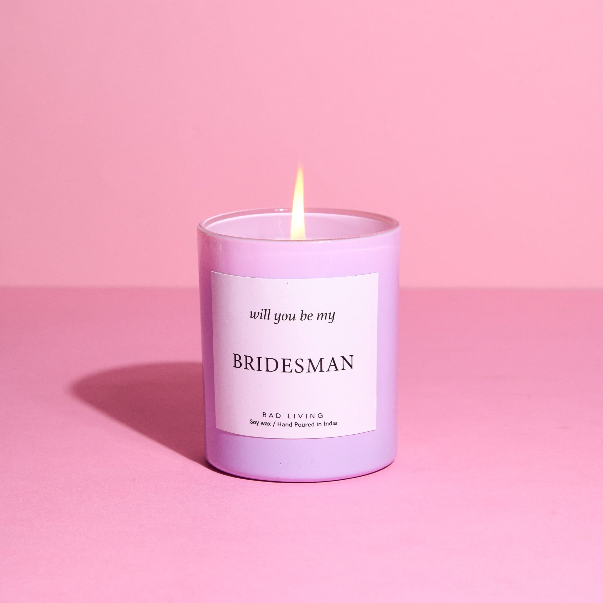 Bridesman Candle - Oakmoss + Whitemusk Scented