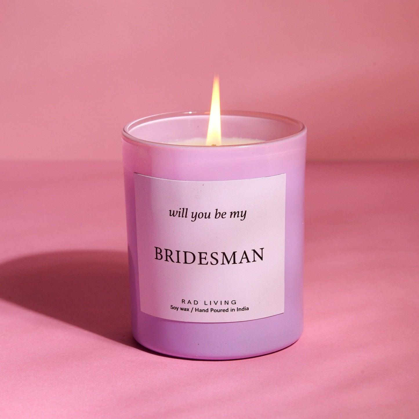 Bridesman Candle - Oakmoss + Whitemusk Scented
