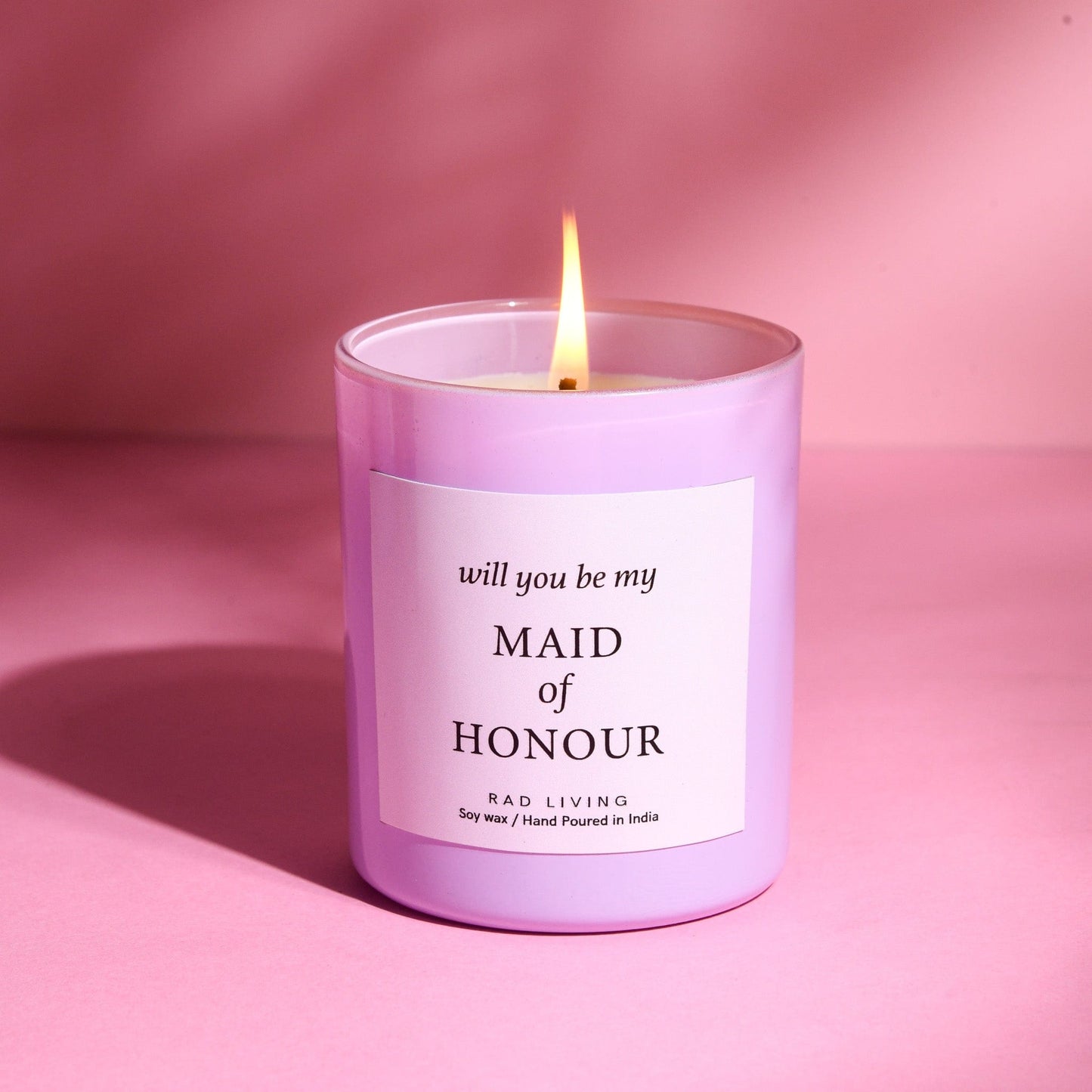 Maid of Honour Candle - Vanilla + Musk + Bubblegum Scented