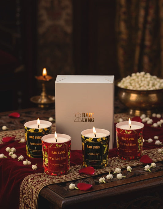 Set of 4 Candles- Echoes of Home