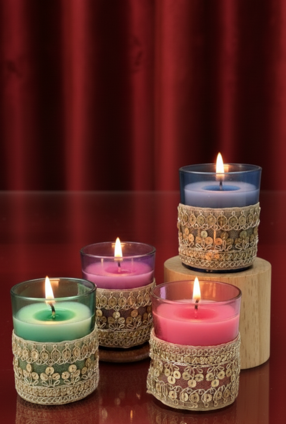 Gul - Gift Set of 4 Scented Candles