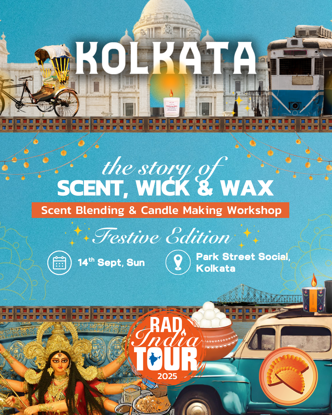 Candle Making Workshop September | Kolkata