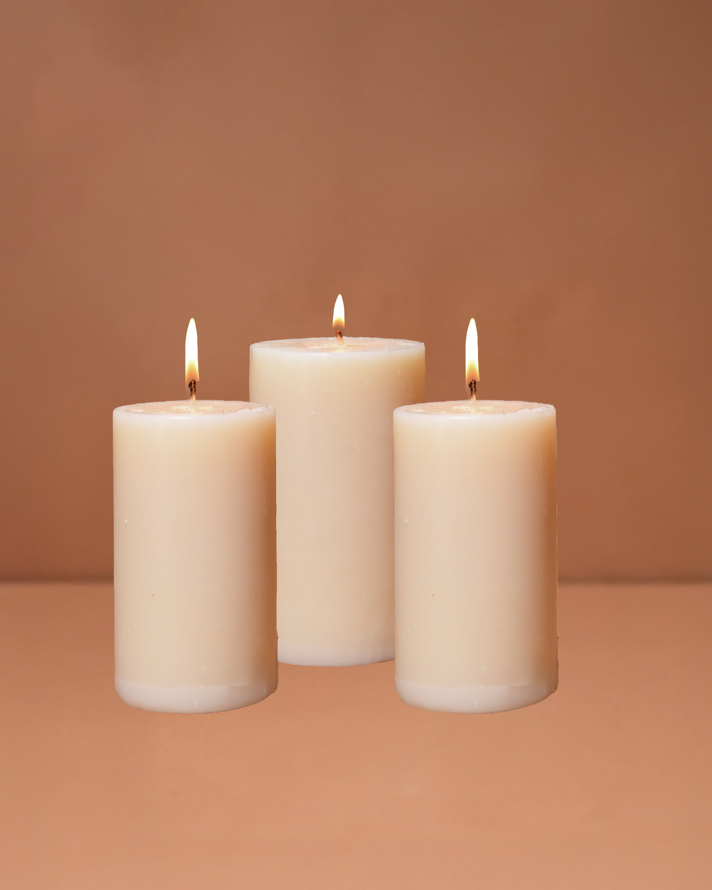 Unscented Pillar Candles - Lume Towers