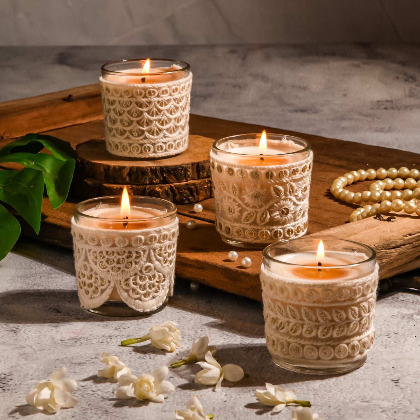 Mehfil - Set of 4 Votive Candles