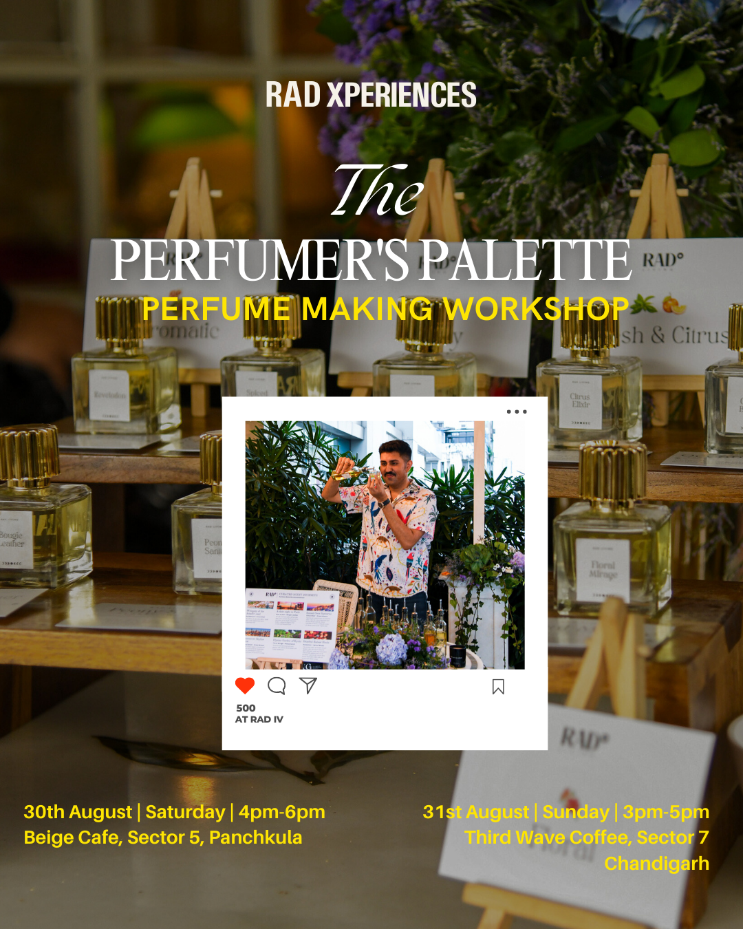 Perfume Making Workshop, Chandigarh | August