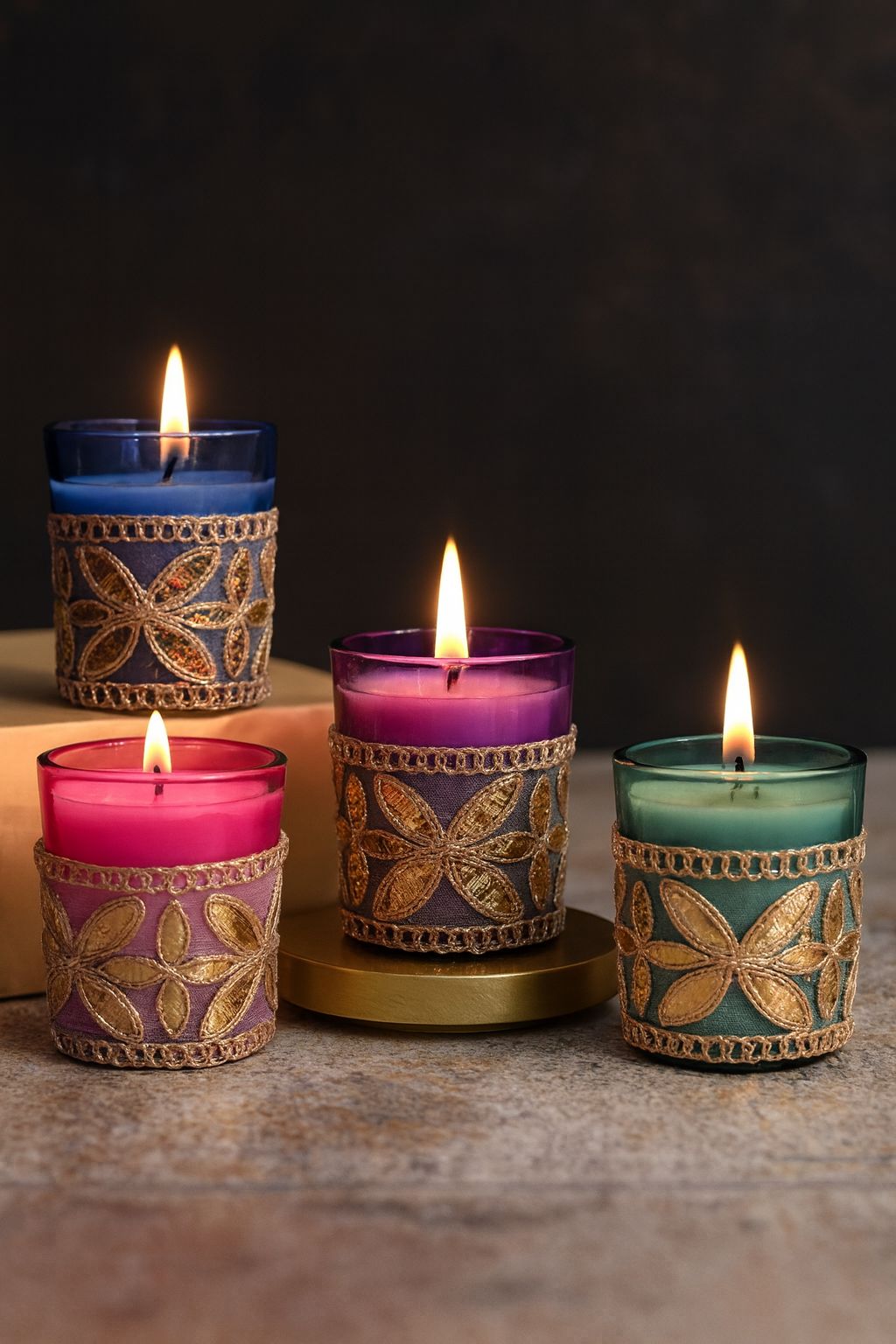 Gul - Gift Set of 4 Scented Candles