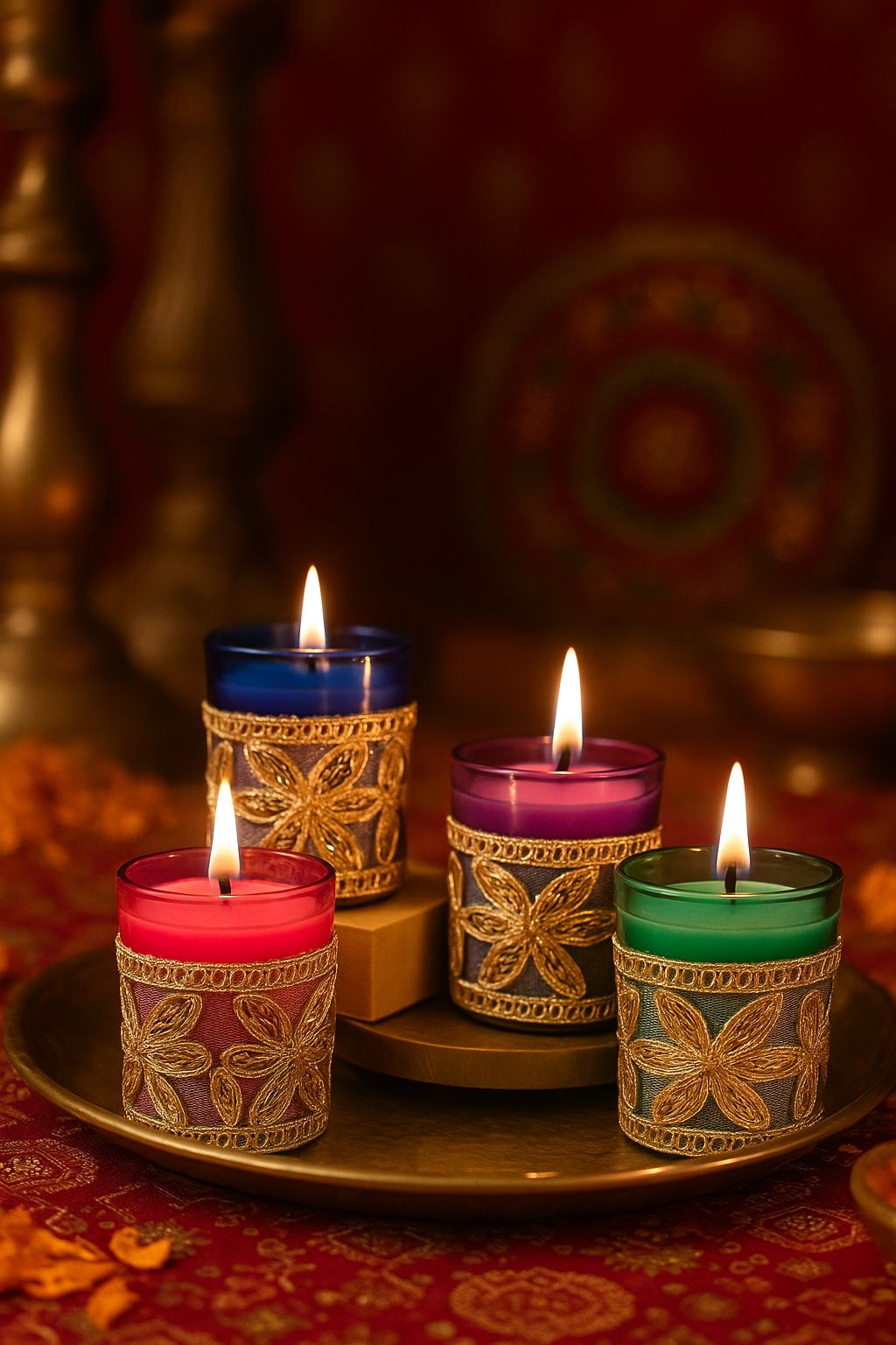 Gul - Gift Set of 4 Scented Candles