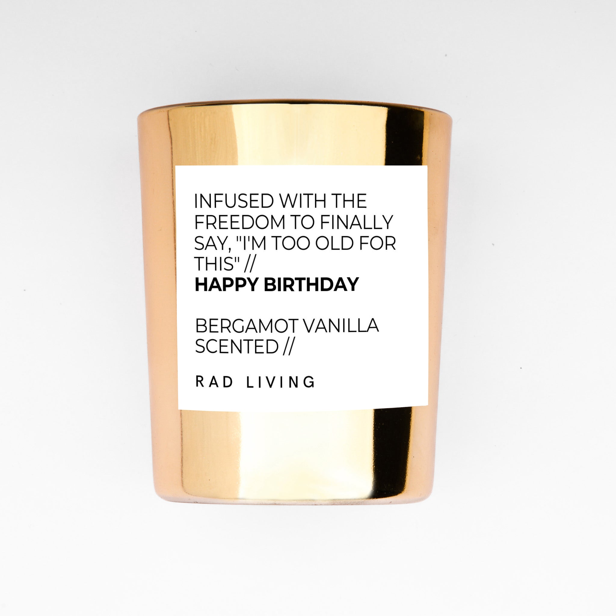 Happy Birthday - Bergamot Vanilla Scented