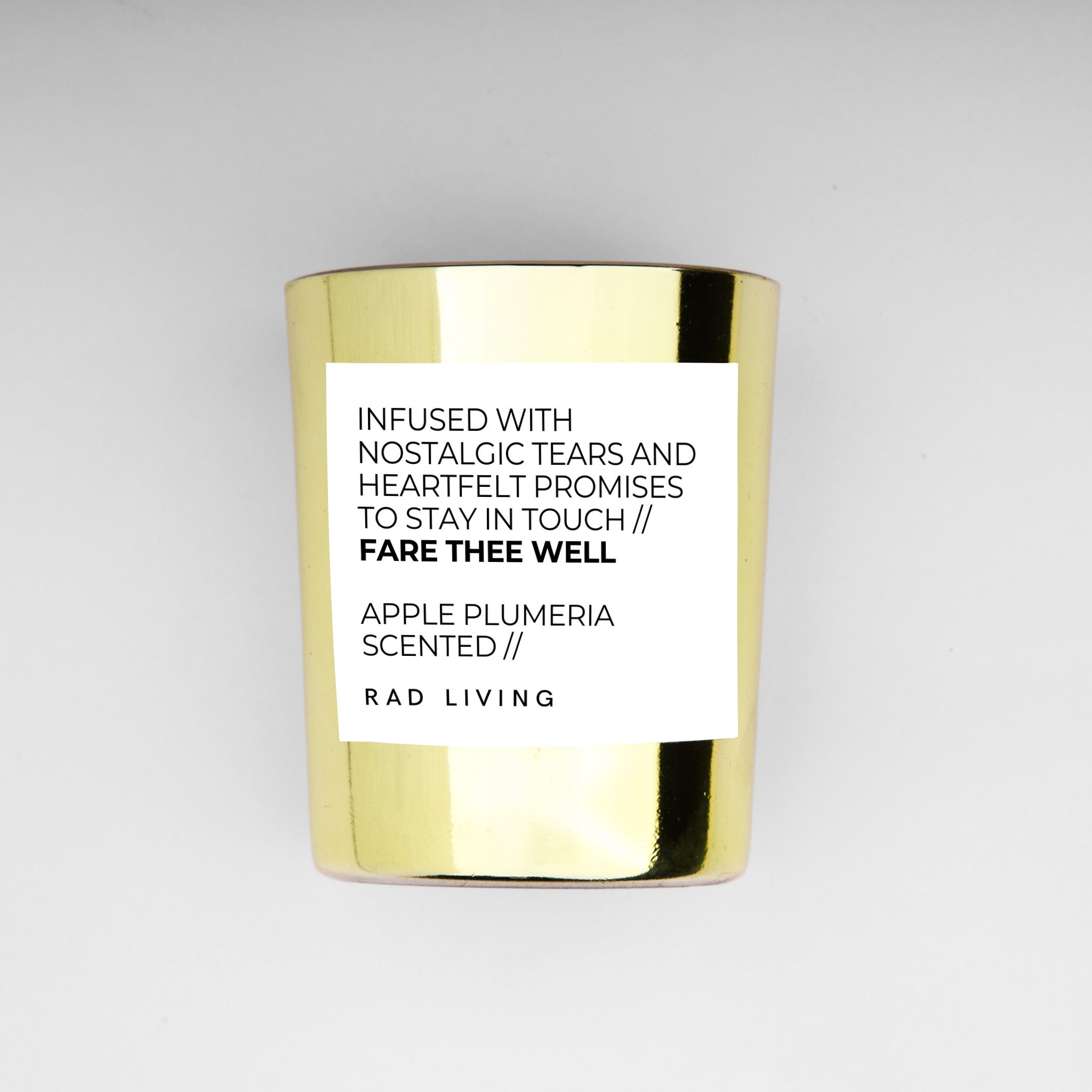 Fare Thee Well - Apple Plumeria Scented