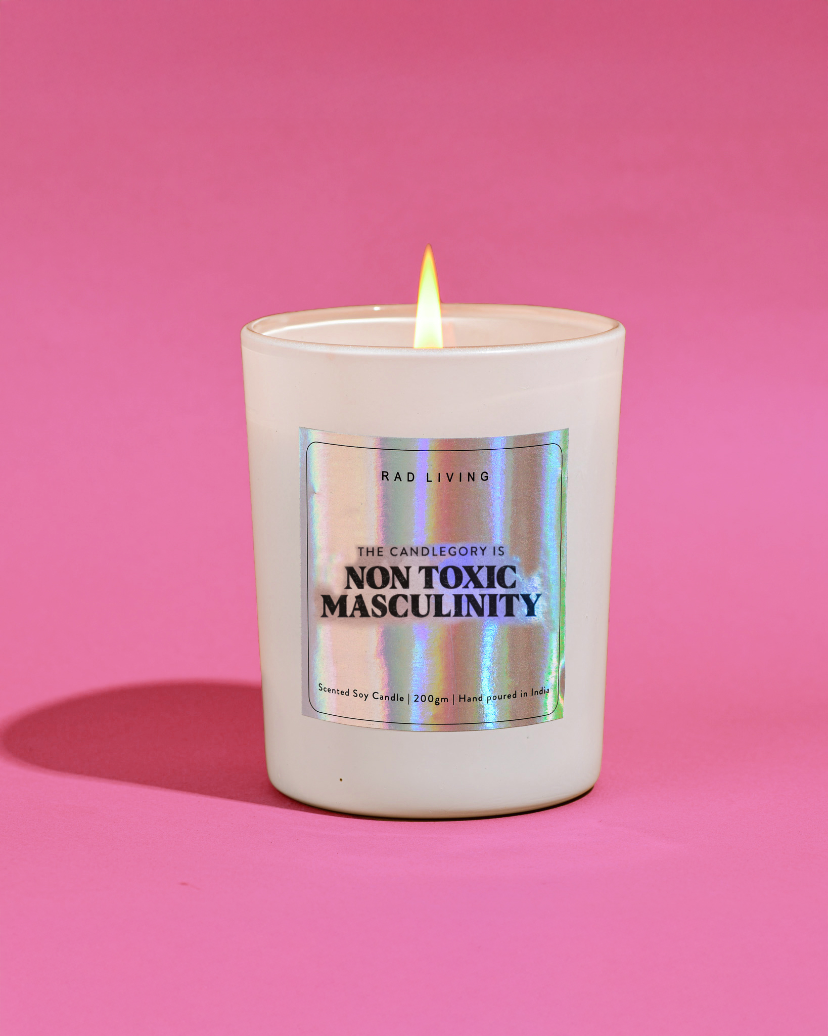 Non Toxic Masculinity Candle