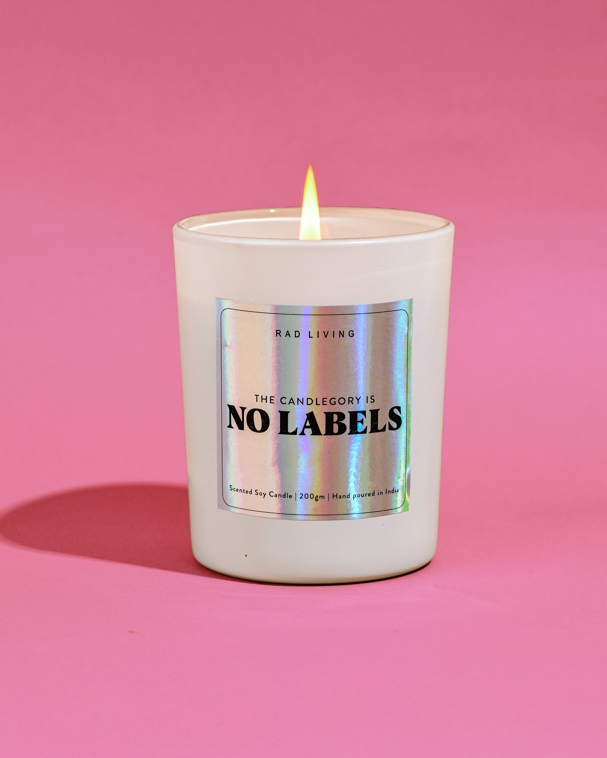 No Labels Candle