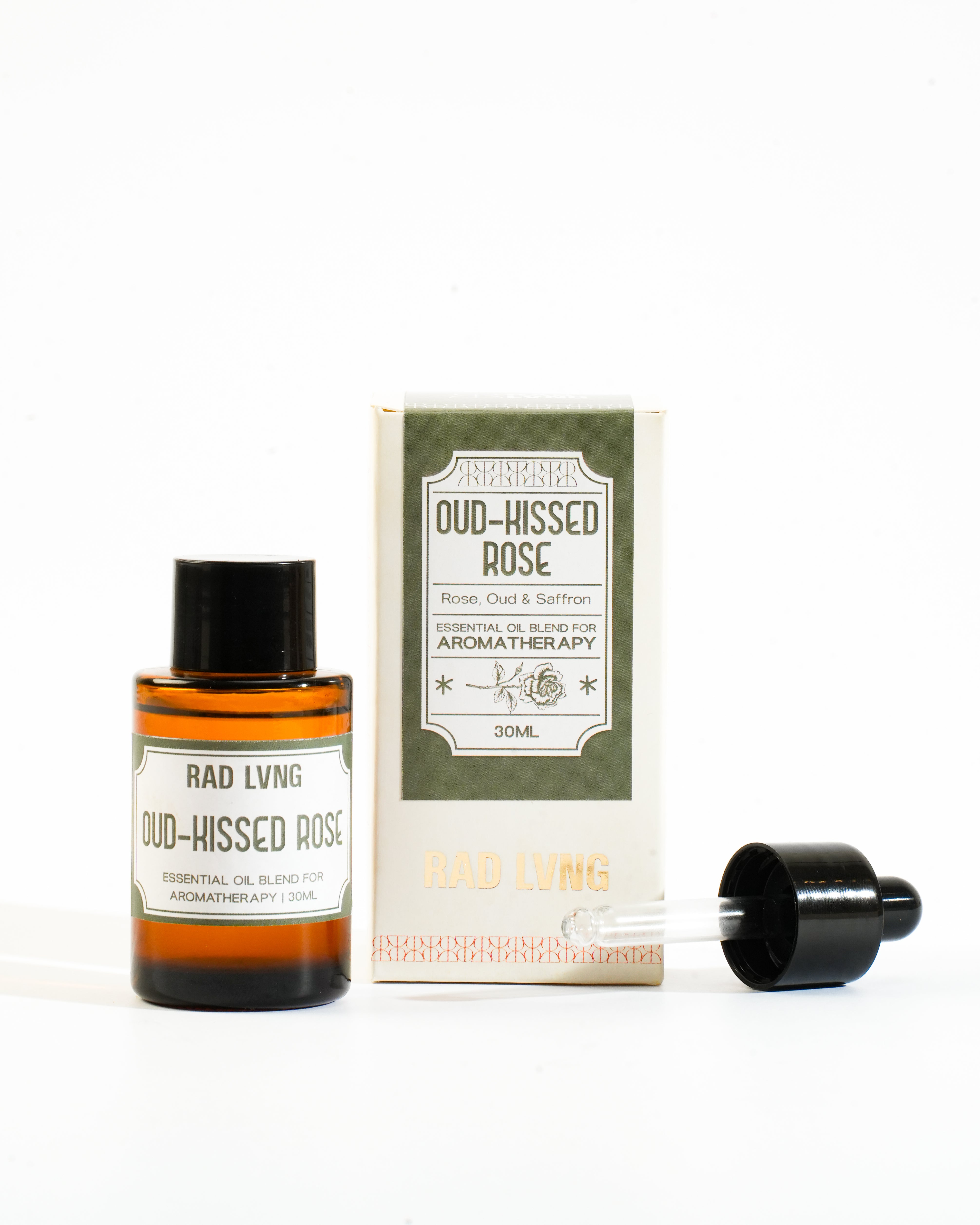 Oud-Kissed Rose - Essential Oil Blend for Aromatherapy